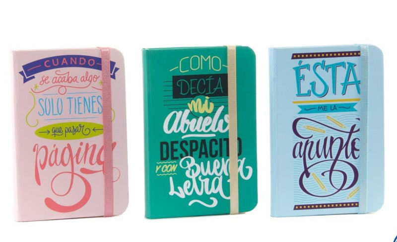 Libreta con frases motivación / Nadie sin regalo