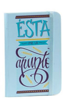 Libreta con frase" Esta me la apunto" / Nadie sin regalo