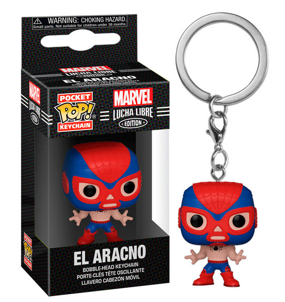 Llavero Pocket POP Marvel Luchadores Spiderman El Aracno / Nadie sin regalo
