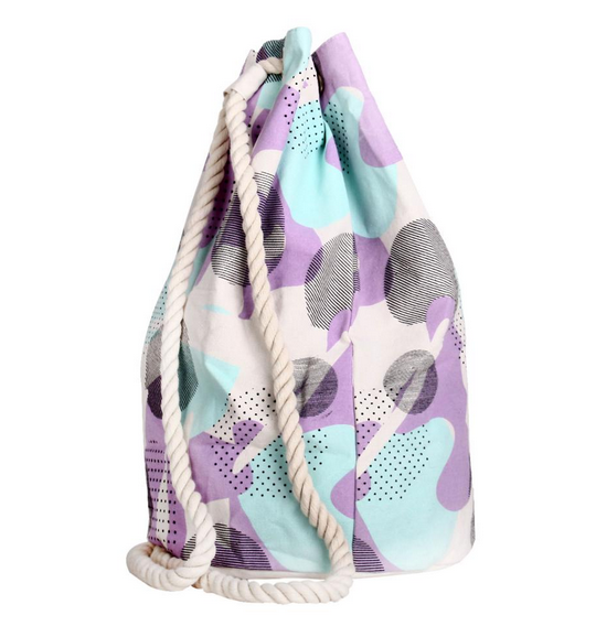 Bolsa macuto abstracto por detrás / Nadie sin regalo