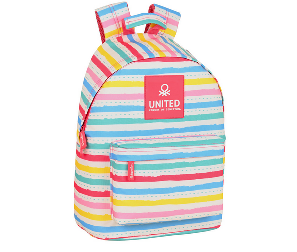  Mochila para portatil 14,1" Rayas Benetton / Nadie sin regalo