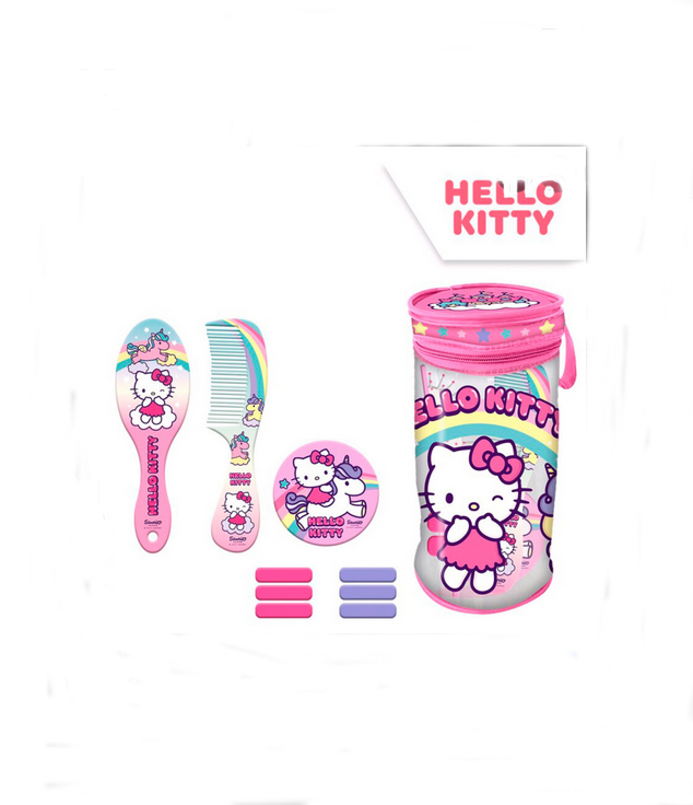 Neceser con accesorios de pelo Hello Kitty / Nadie sin regalo