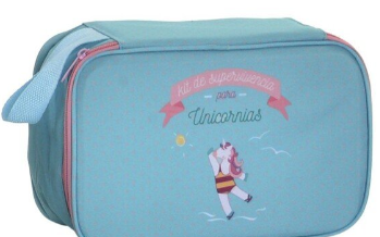 Bolsa térmica unicornias azul cielo / Nadie sin regalo