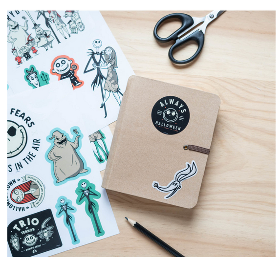 Gadget decals Pesadilla antes de navidad para cuaderno / Nadie sin regalo
