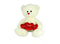 Peluche oso 4 corazones 18cm / Nadie sin regalo