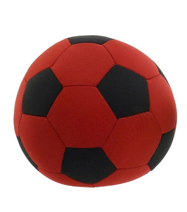 Peluche Pelota rojo y negro / Nadie sin regalo