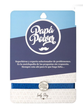 Pulsera "Papa Power"/ Nadie sin regalo