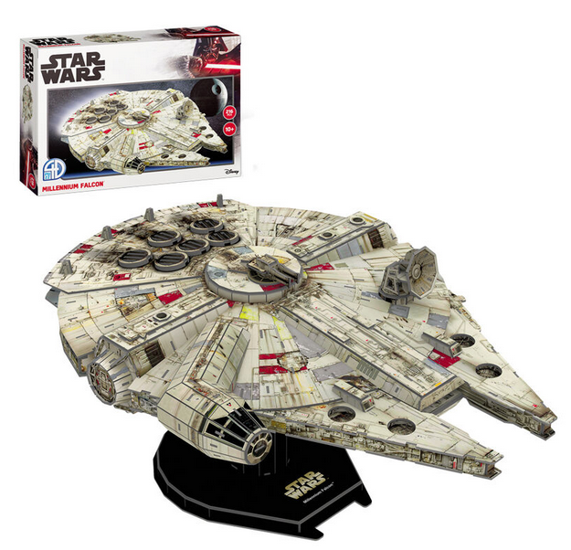 Puzzle 3D Halcon Milenario Star Wars 216pzs / Nadie sin regalo
