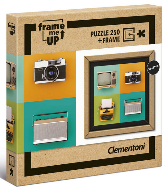 Puzzle Vintage Electronics Frame Me Up en su caja / Nadie sin regalo