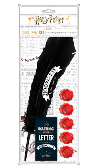 Set papeleria boligrafo Pluma Harry Potter / Nadie sin regalo