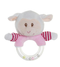 Peluche sonajero ovejita redondo rosa / Nadie sin regalo