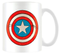 Taza Escudo Capitán America Marvel / Nadie sin regalo
