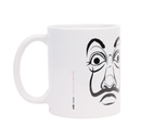 Taza de la casa de papel mascara de lado / Nadie sin regalo