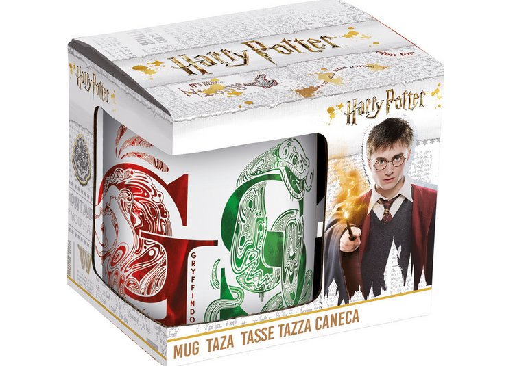Taza Harry Potter "Houses" en caja / Nadie sin regalo