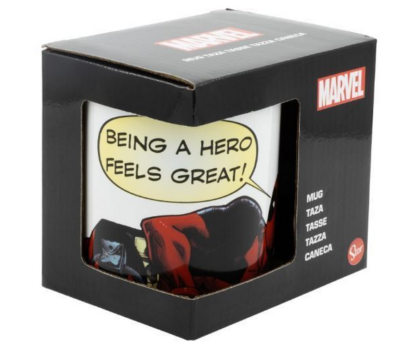 Taza de cerámica Deadpool Marvel 325 ml en caja / Nadie sin regalo