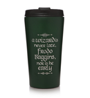 Taza de viaje metálica El Señor de los Anillos  por delante / Nadie sin regalo