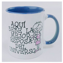 Taza "Aqui bebe la Mejor esposa del universo" / Nadie sin regalo