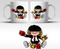 Taza AC/DC Muñecote / Nadie sin regalo