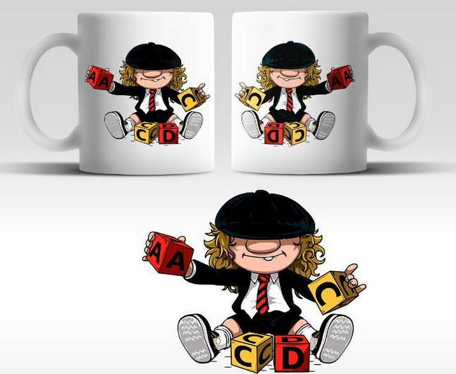 Taza AC/DC Muñecote / Nadie sin regalo