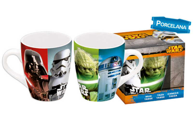 Taza barrilete porcelana Star Wars classic / Nadie sin regalo