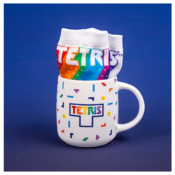 Set de taza y calcetines Tetris / Nadie sin regalo