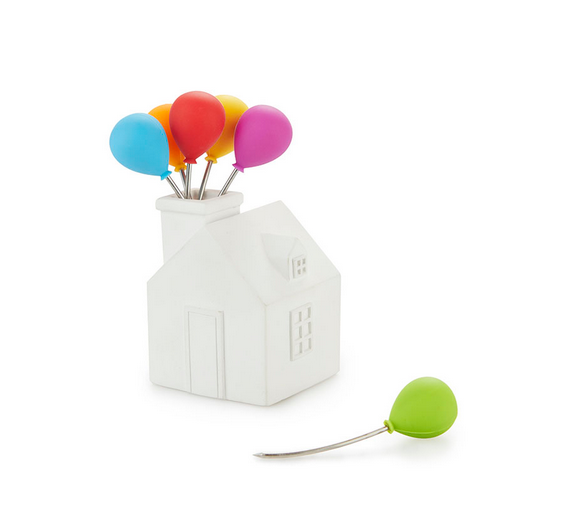 Tenedor aperitivo House Balloon 3 / Nadie sin regalo